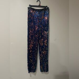 Weissman Pants with Colorful Colorshifting Sequins
